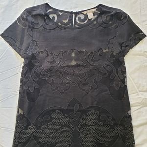 Women's Black Lace Top, Banana Republic,  size 0